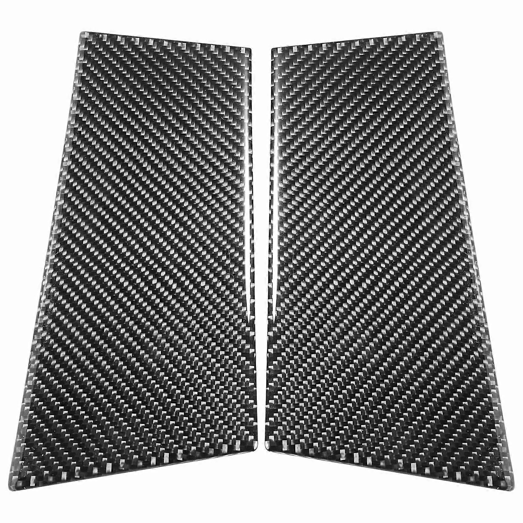 Für 350z 2003-2009 Carbon Faser B Säule Abdeckung Aufkleber Torpfosten Dekorative Paste Auto Zubehör