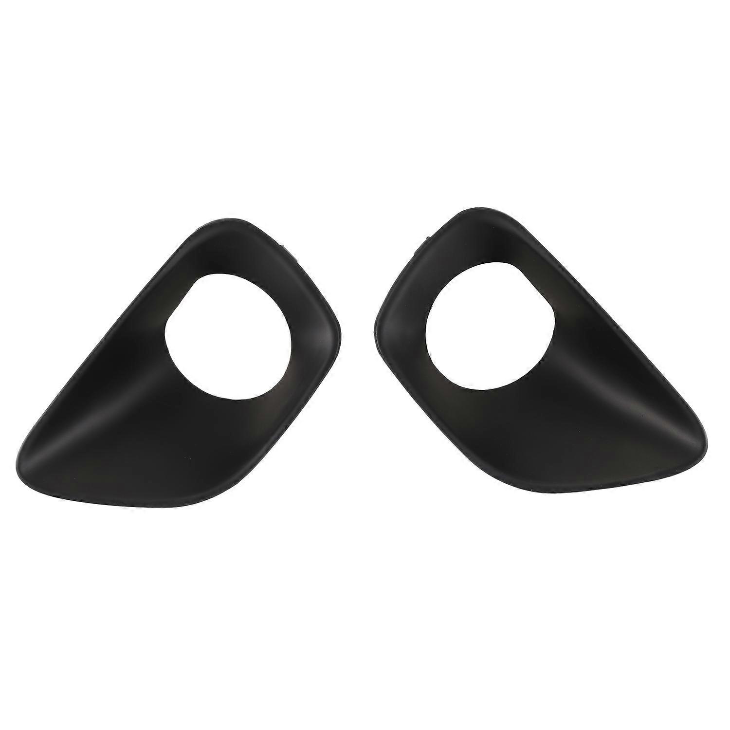 2 Stück Schwarze Abs-frontstoßstange Nebelscheinwerfer-trim-lampen-lünettenabdeckung 68078284aa 68078285aa Für Grand 2011–20