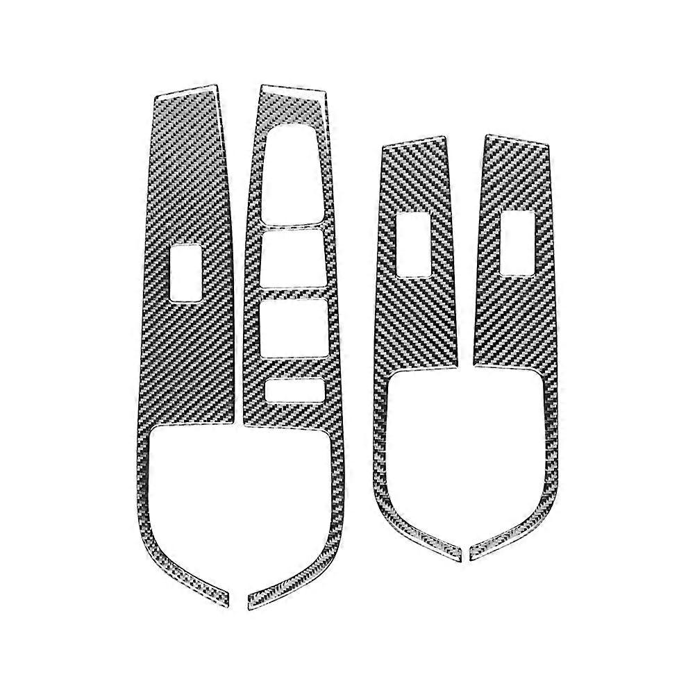 Für 2015 2016 2017 2018 2019 Carbon Fiber Panel Schalter Panel Aufkleber Zubehör