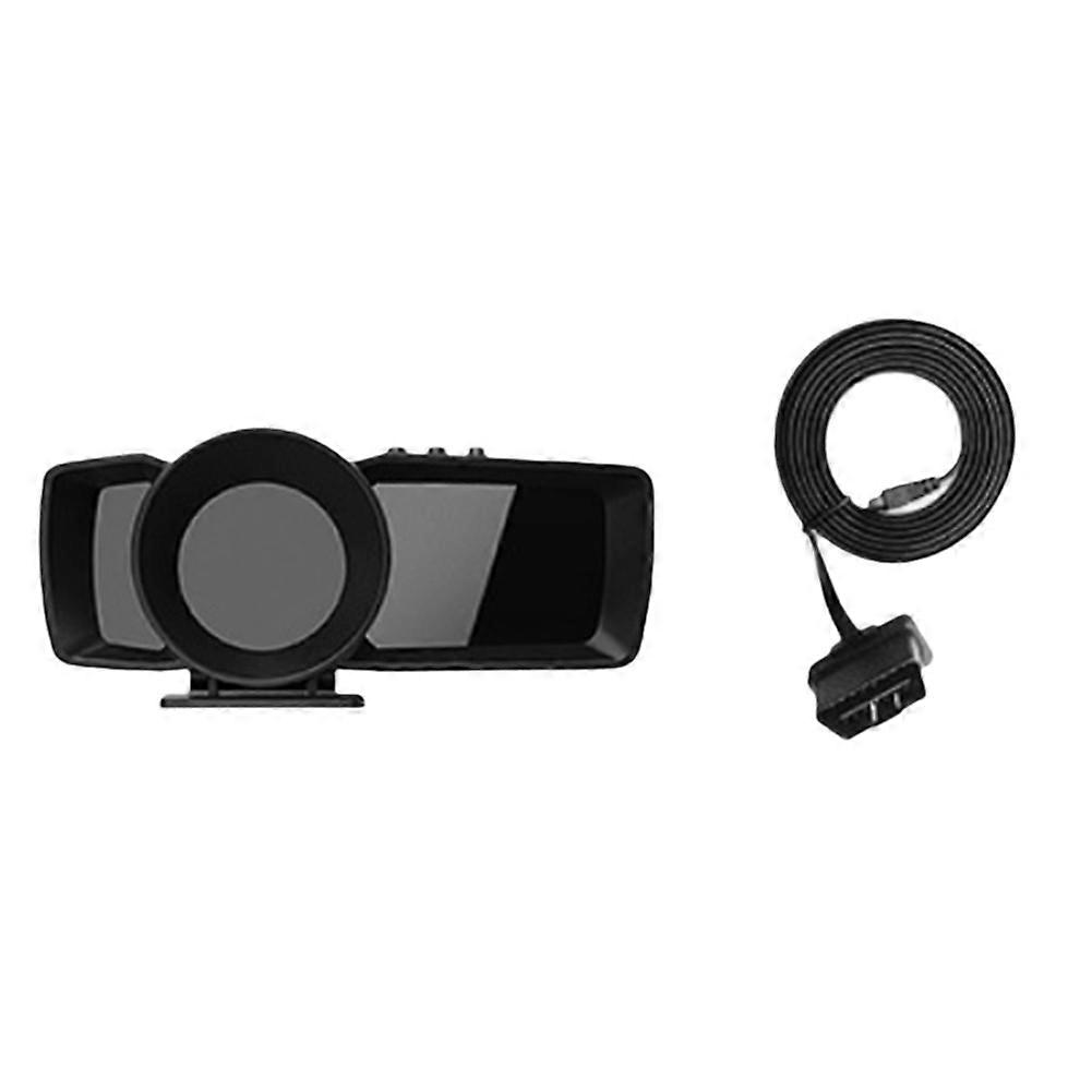 Auto Hud Multifunktions Head Up Display Obd + Gps Smart Tacho Auto Gauge Alarm System A600