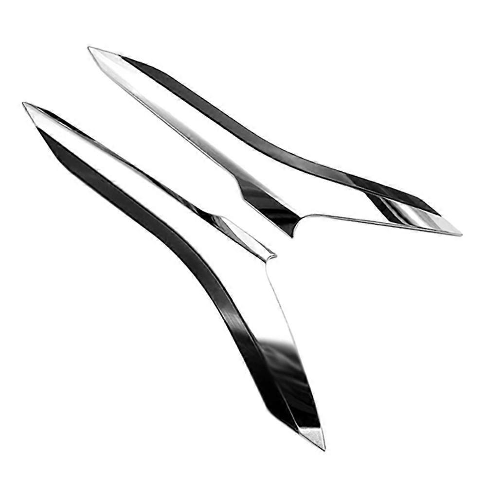 Für Alphard Vellfire 2016-2019 Auto Abs Chrom Front Scheinwerfer Lampe Abdeckung Garnieren Streifen Augenbraue Cove