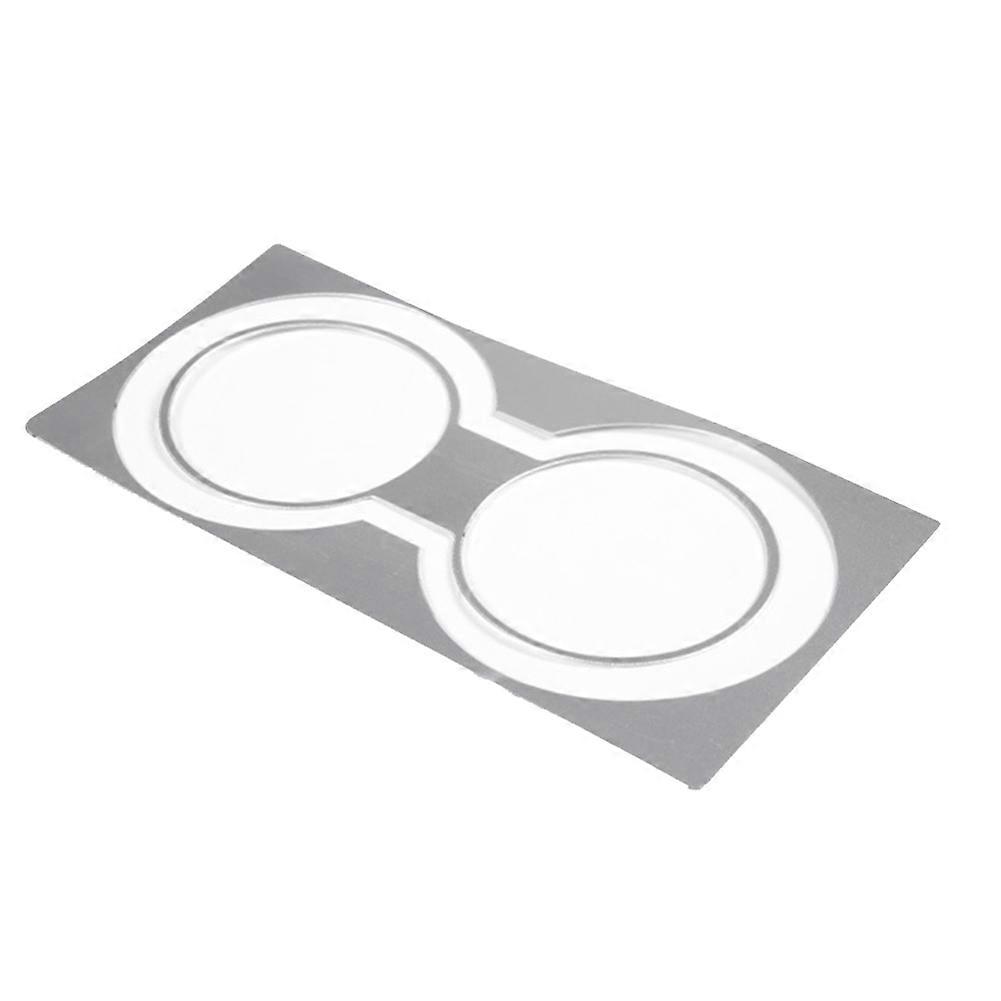 Für 2007–2013, Aluminiumlegierung, Auto-zentralsteuerung, Wasserbecherhalter, Zieraufkleber, Autozubehör, Silv