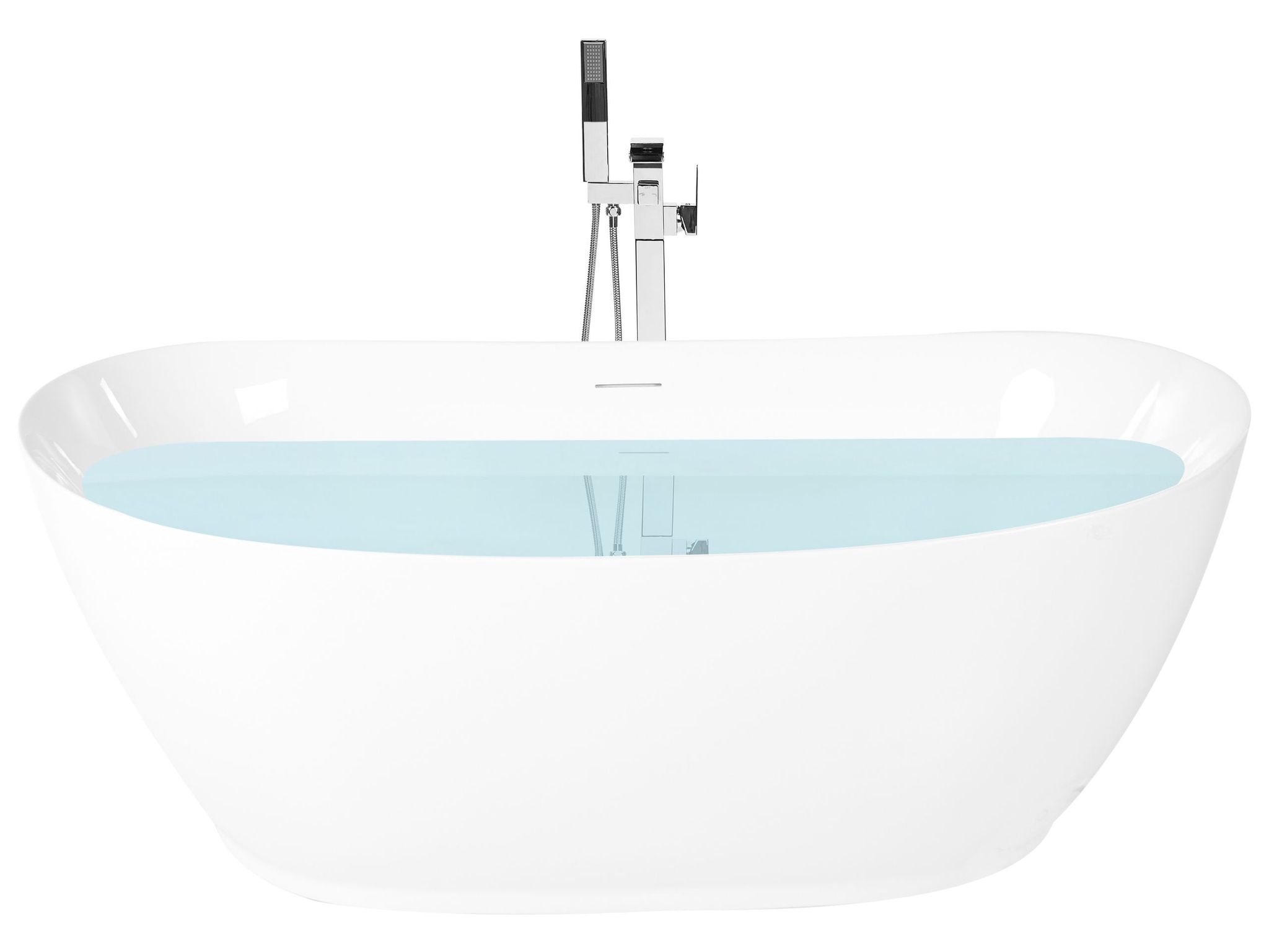 Freistehende Badewanne Yacuces 170 X 80 Cm Weiß