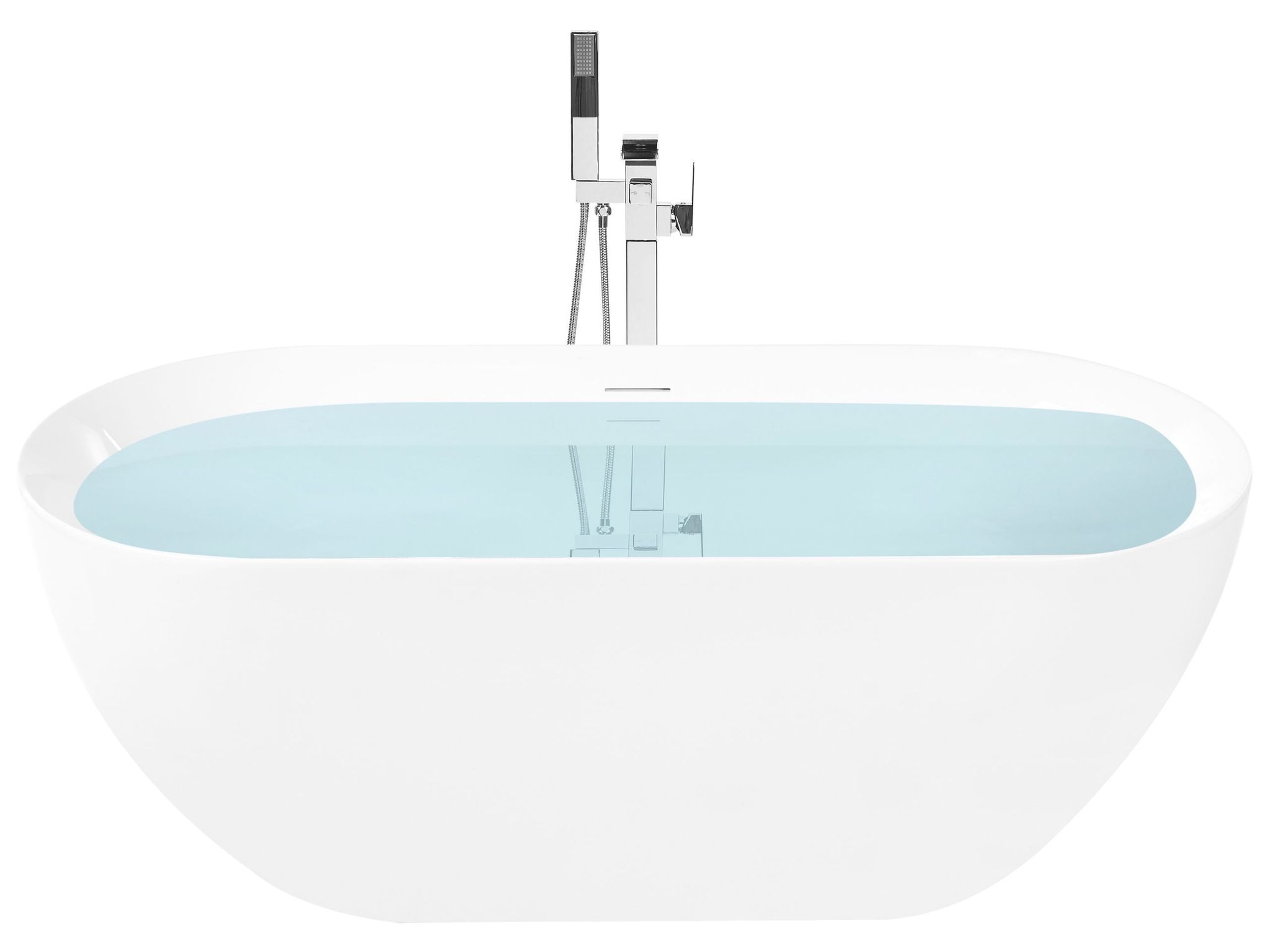 Freistehende Badewanne Yavaros 169 X 75 Cm Weiß