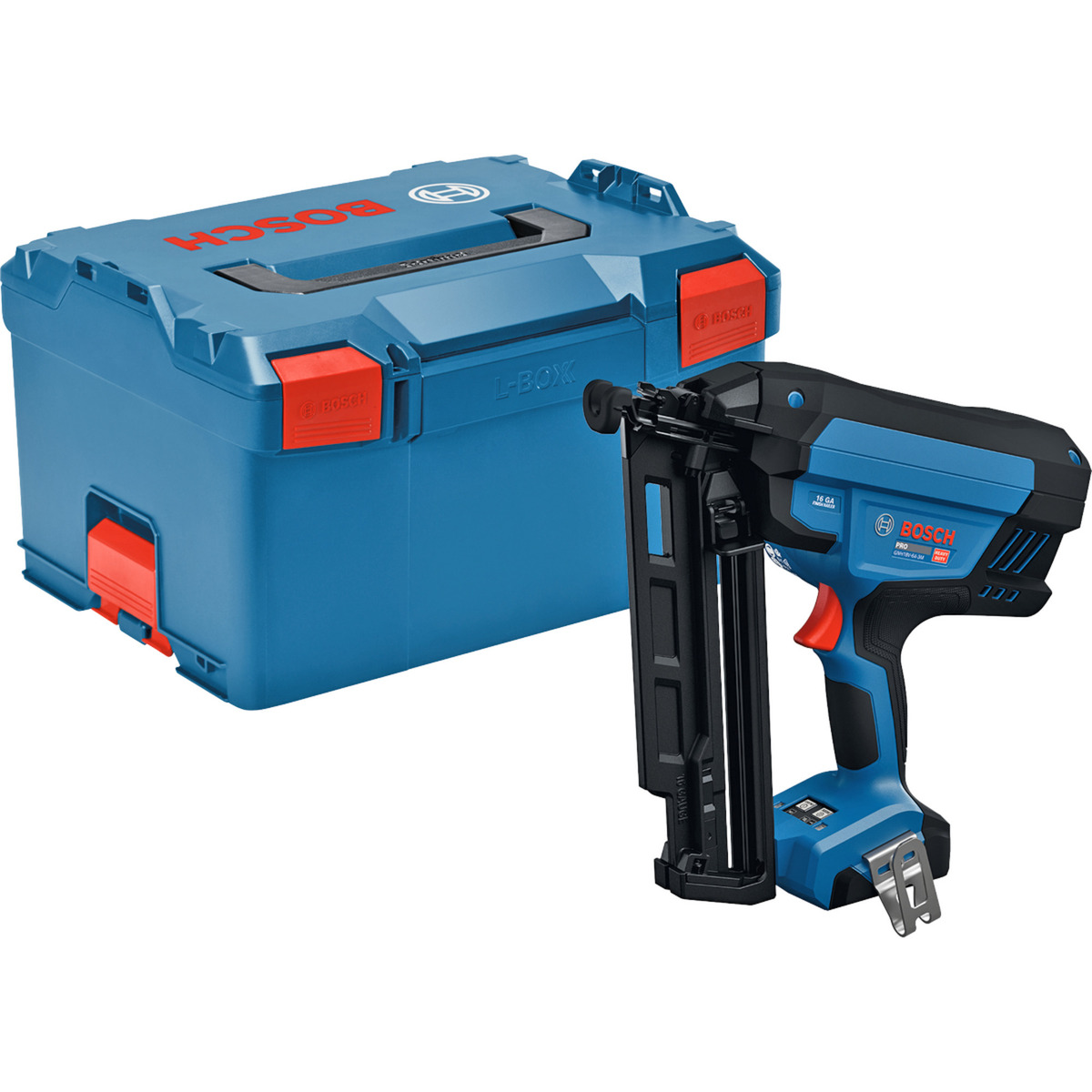 Bosch Akku-nagler Gnh 18v-64-3 M Ohne Akku Und Ladegerät In L-boxx