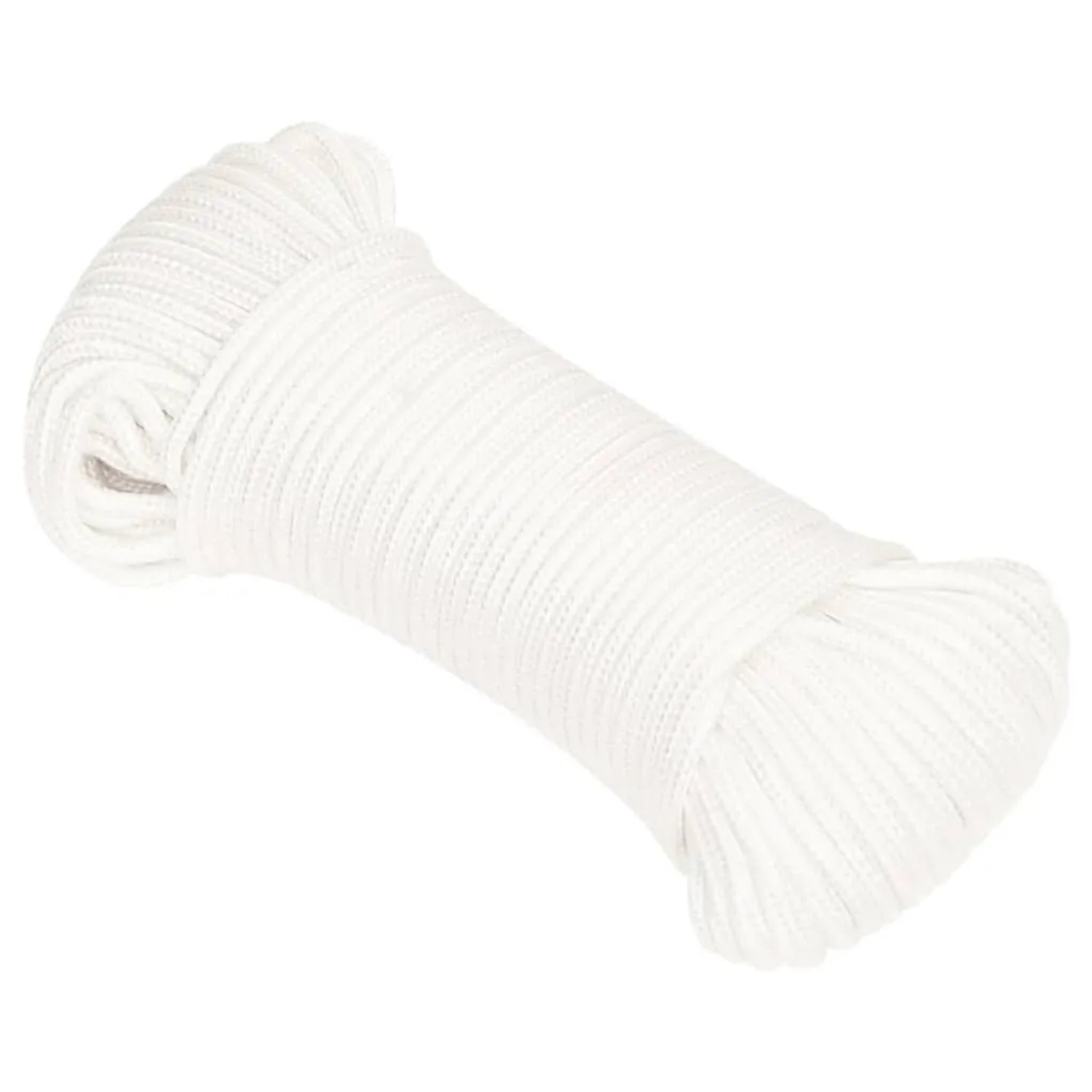 vidaXL Bootsseil Weiß 5 mm 250 m Polypropylen 152547