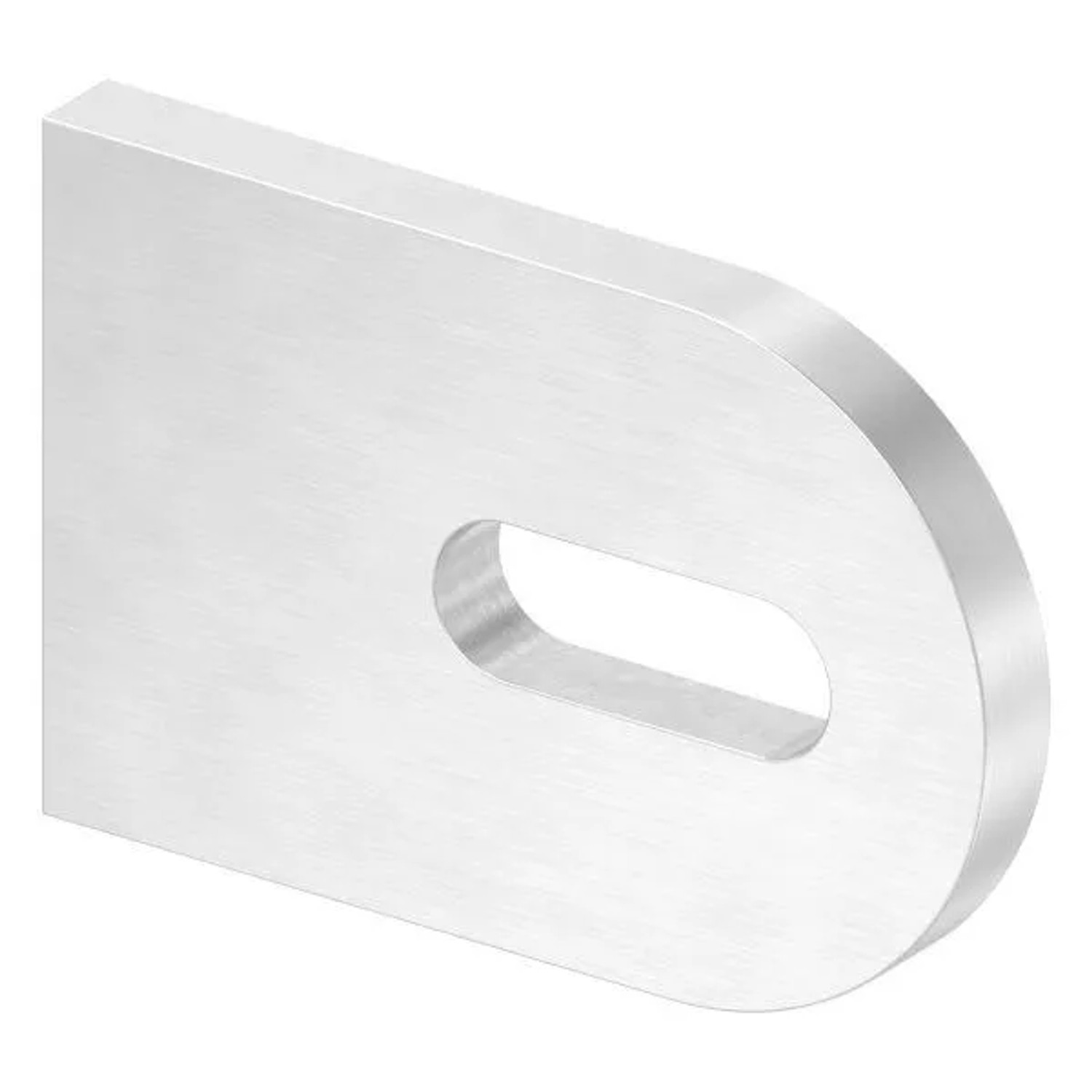 FeNau Anschweißlasche Edelstahl V2A 60 X 40 X 6 mm Mit Langloch