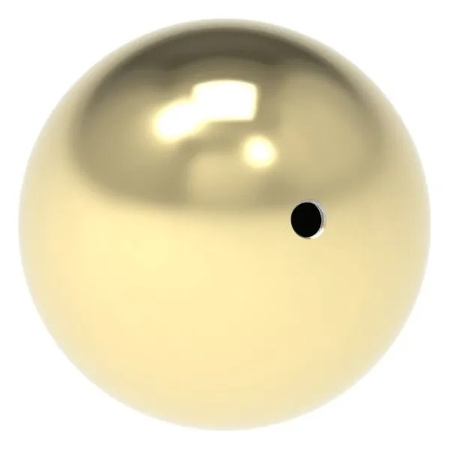 FeNau Hohlkugel Edelstahl V2A Messing Beschichtet Ø 100 mm M10 Für Außenbereich