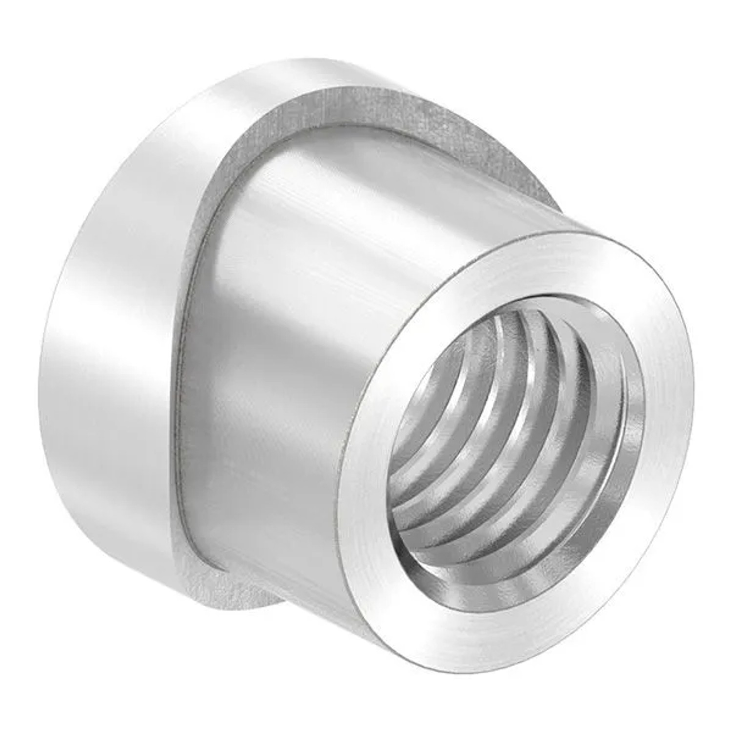 FeNau Gewindehülse Edelstahl V2A Ø 26,9 mm M12 Geschliffen