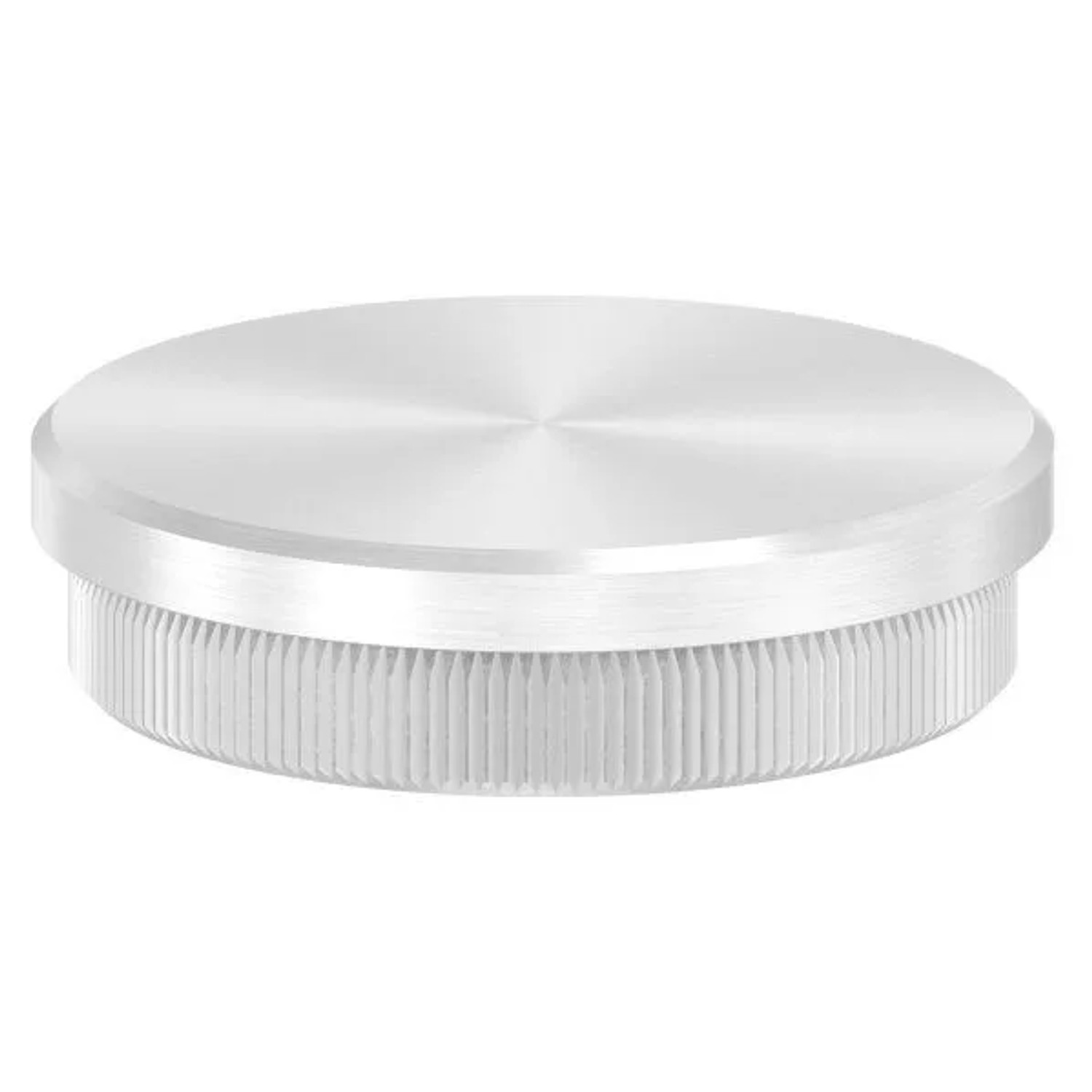 FeNau Einsteckkappe Edelstahl V2A Ø 50,0 mm Für 2,0 mm Rohr Flach