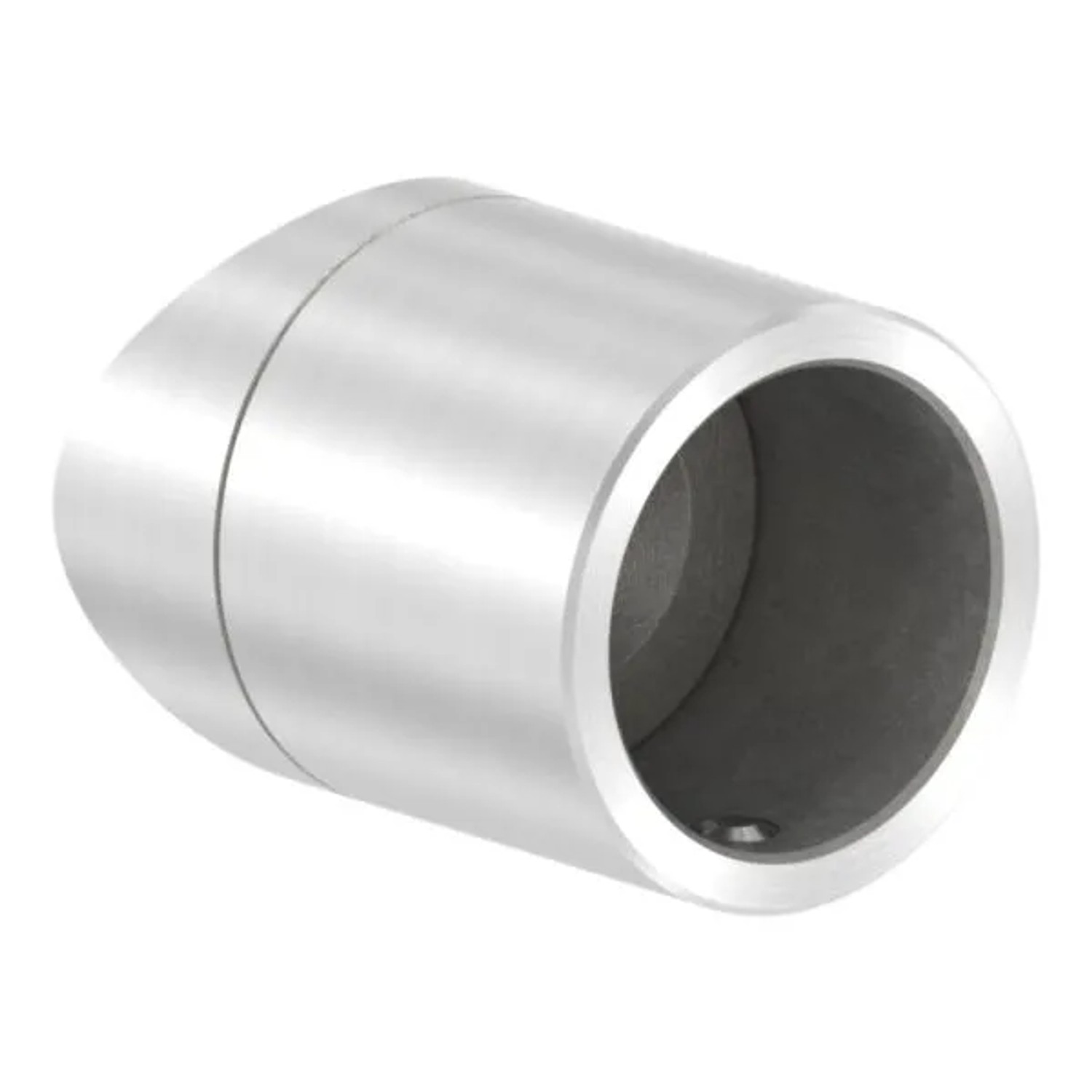 FeNau Rohranschluss Edelstahl V2A Für Rohr Ø 26,9 mm An Ø 42,4 mm Geschliffen