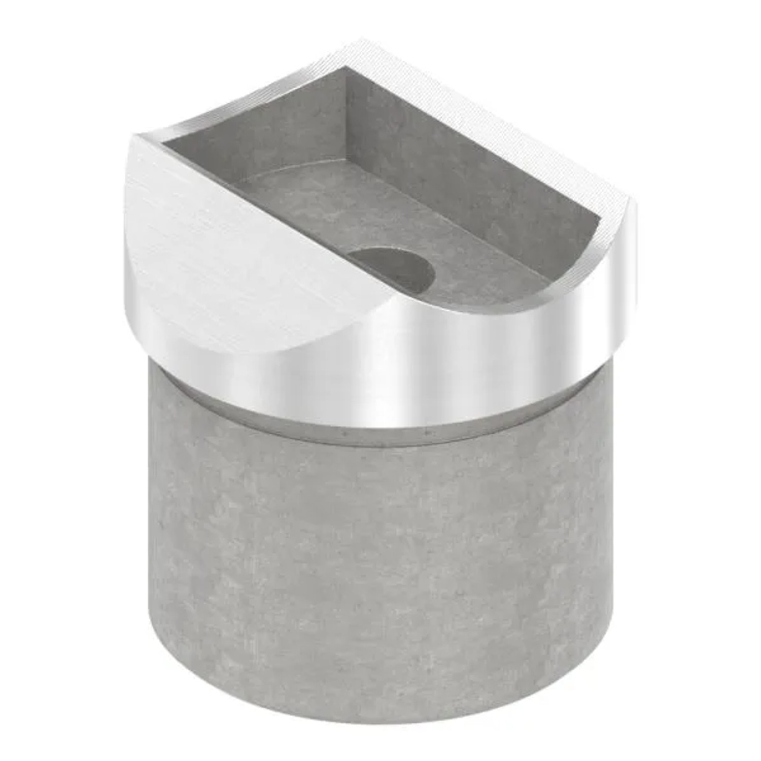 FeNau Rohrsattel V2A Für Rohr Ø 42,4 mm Anschluss Oben