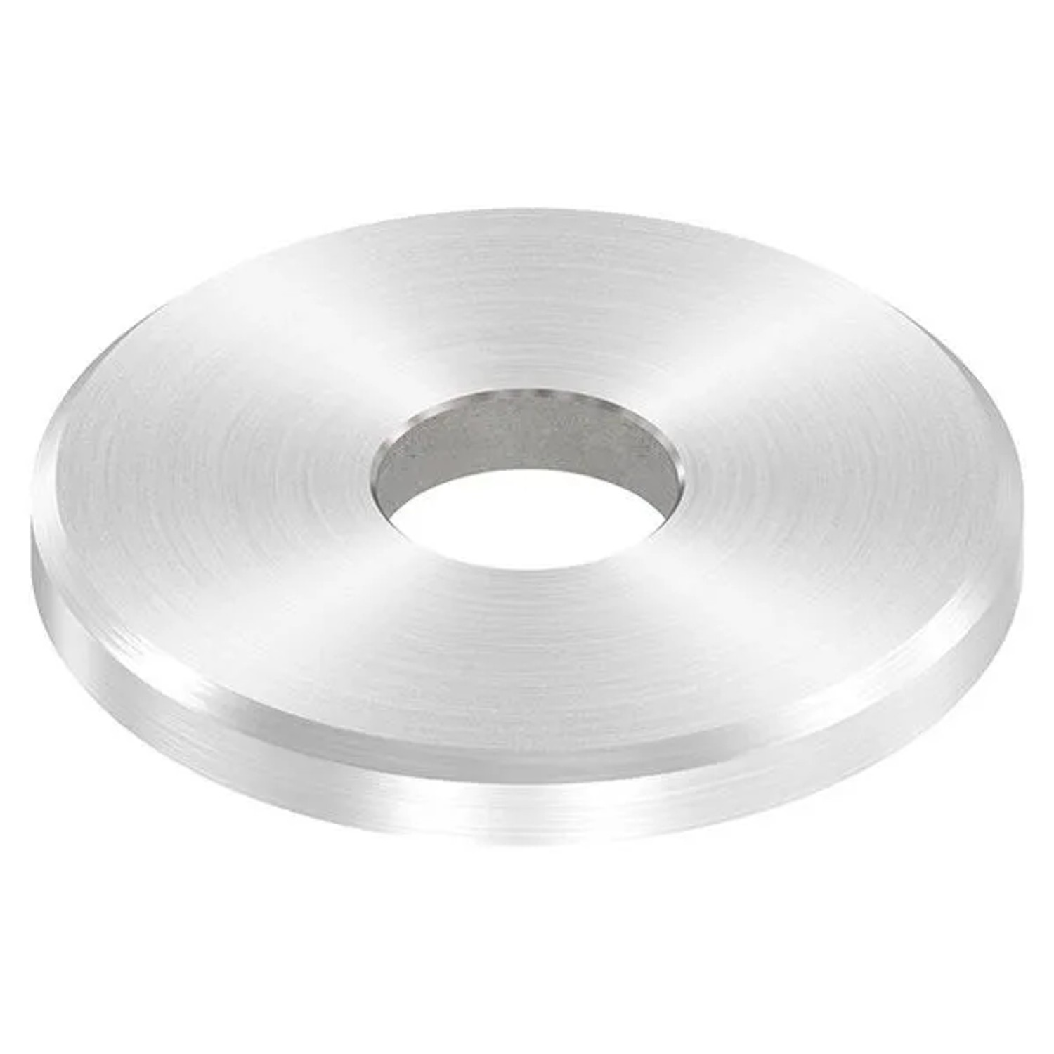 FeNau Ronde V2A Ø 40 mm X 4 mm Bohrung Ø 12,2 mm Rundschliff Fase