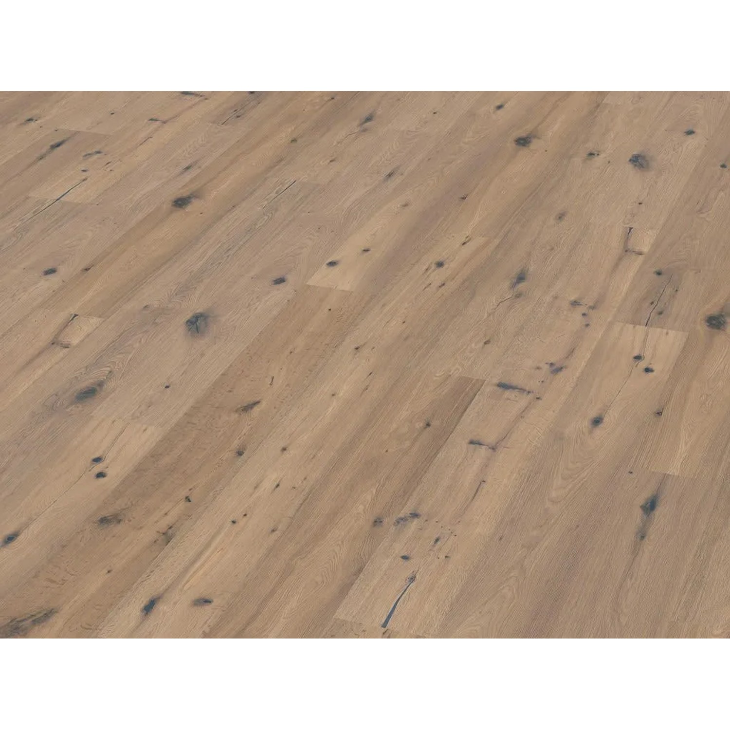 Timefloor Parkett Eiche Markant Geräuchert Weiß Geölt Landhausdiele Gebürstet