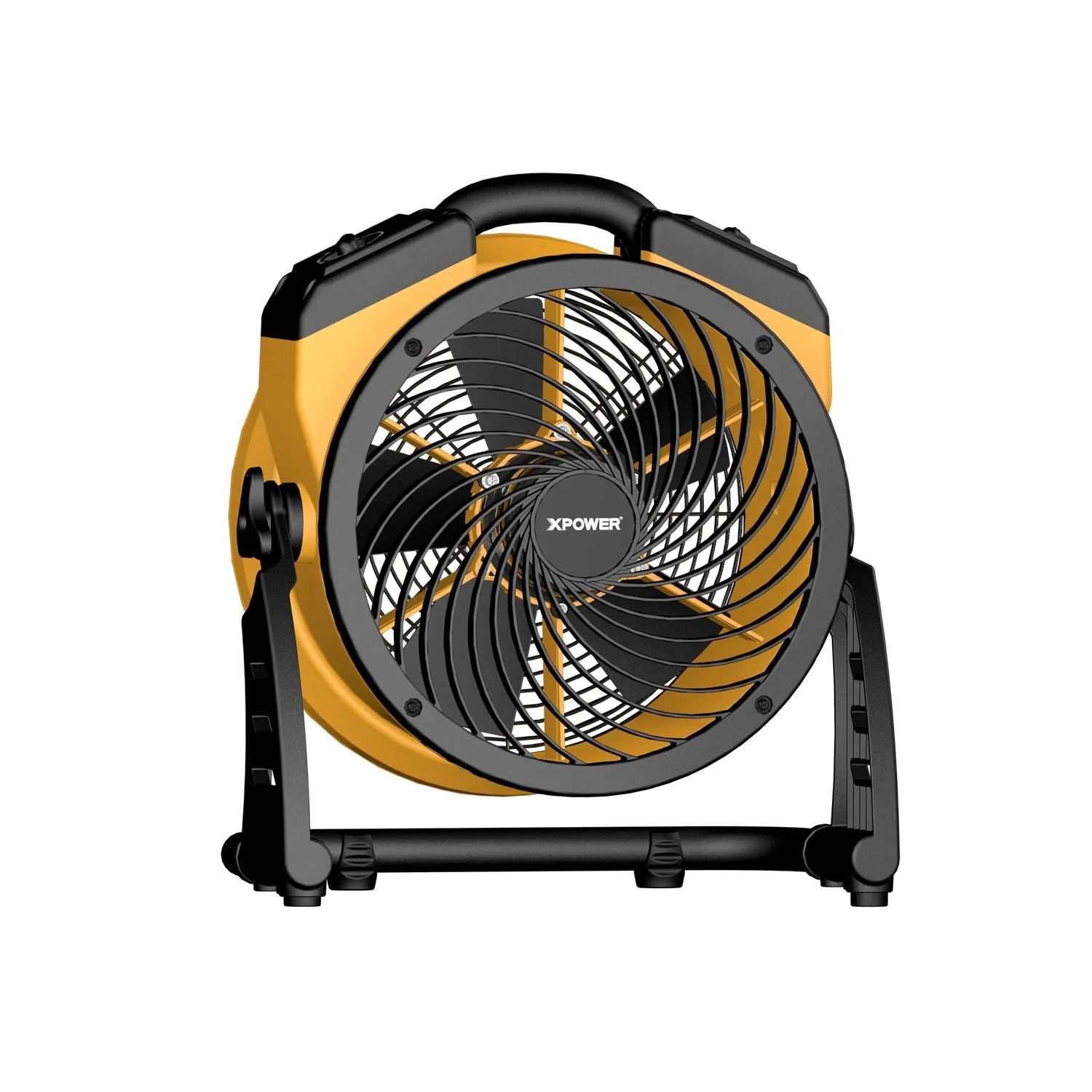 Xpower FC-100 11 Zoll 900 CFM Kompakter Mehrzweck-Luftzirkulator Gelb