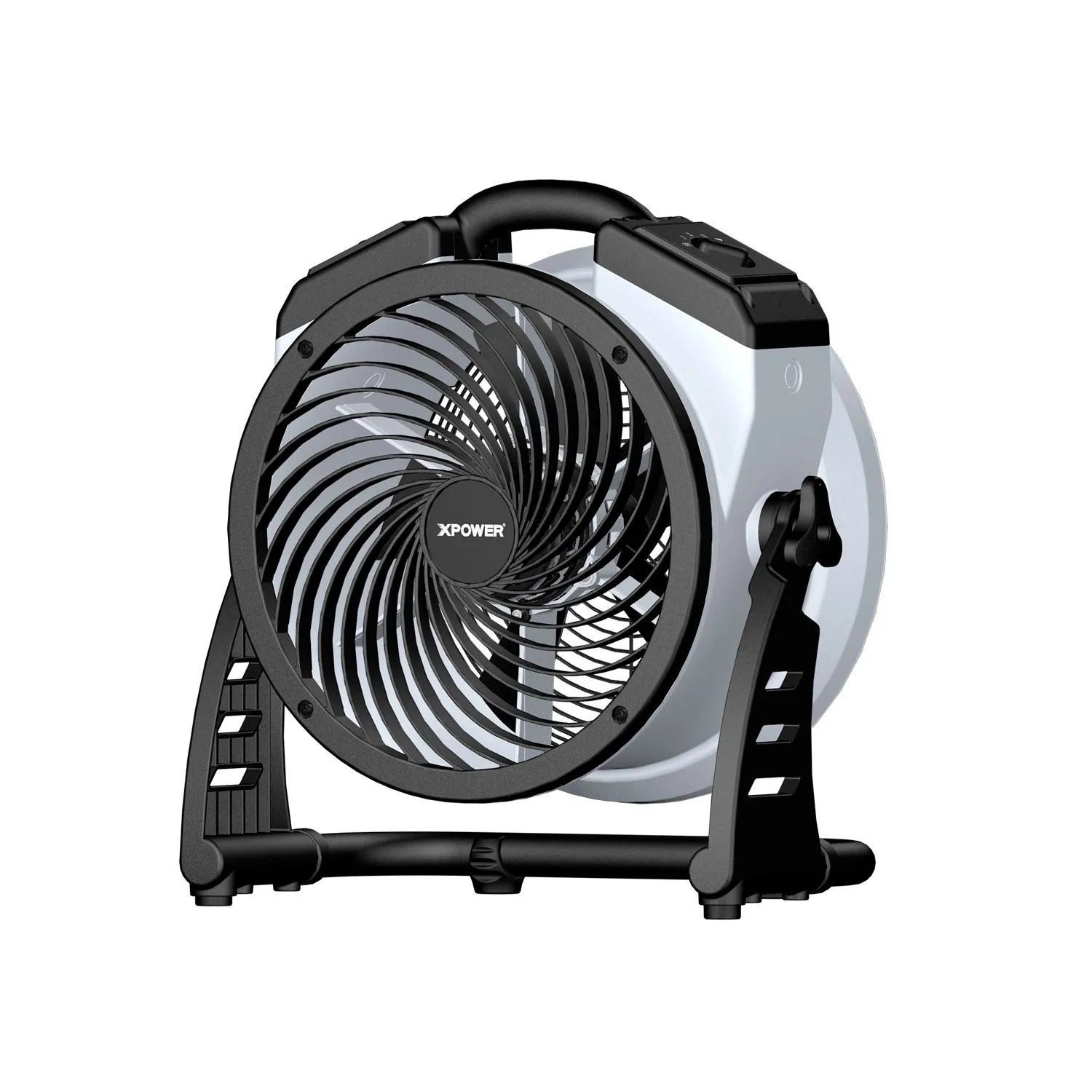 Xpower FC-100 11 Zoll 900 CFM Kompakter Mehrzweck-Luftzirkulator Weiß