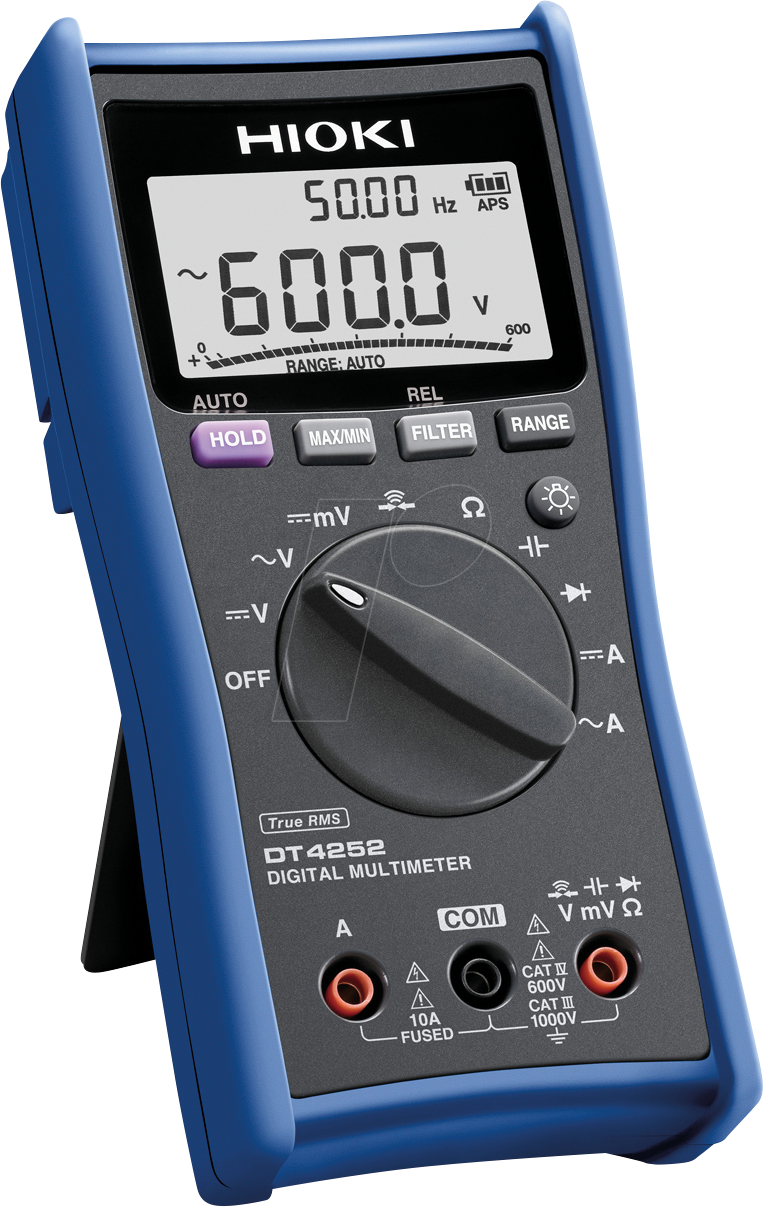 HIOKI DT4252 - Multimeter, DT4252, 6000 Counts, bis 1000 V, AC/DC