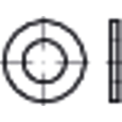 Flache Scheiben, normale Reihe Pkl. A, ISO 7089 Messing blank 3,2mm KP