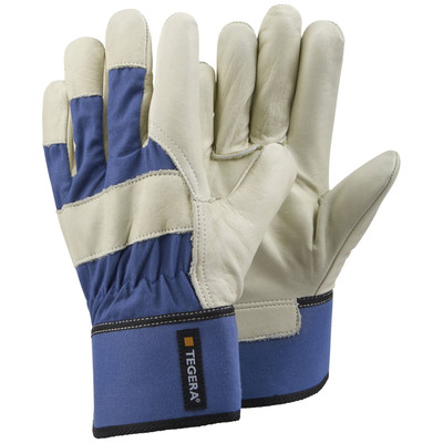 Arbeitshandschuhe TEGERA 105, Kat. II, blau/beige, Gr. 12