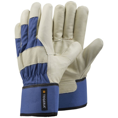 Arbeitshandschuhe TEGERA 106, Kat. II, blau/beige, Gr. 10