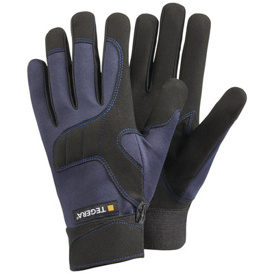 Arbeitshandschuhe TEGERA 320, Kat. II, blau/schwarz, Gr. 9