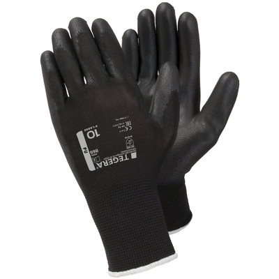 Arbeitshandschuhe TEGERA 866, Kat. II, schwarz, Gr. 8