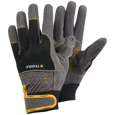 Montagehandschuhe TEGERA 9220 PRO, Kat. II, schwarz/gelb/grau, Gr. 11