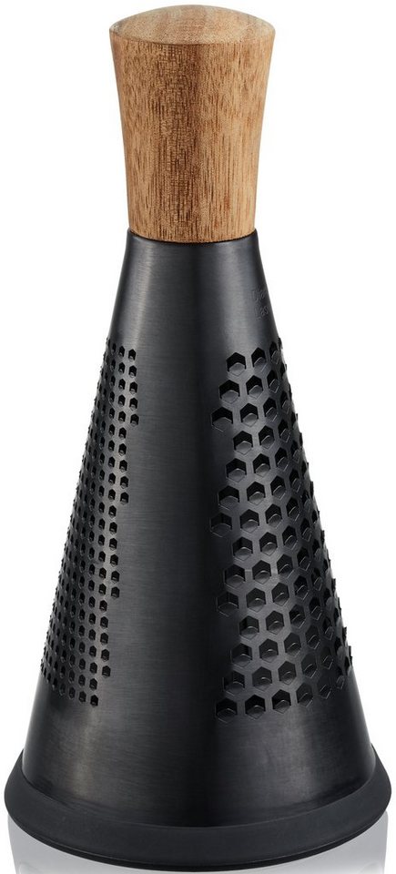 GEFU Küchenreibe Spicetower X-PLOSION®, Edelstahl, Gusseisen, Griff aus Akazienholz und Antirutschfuß Bild 5