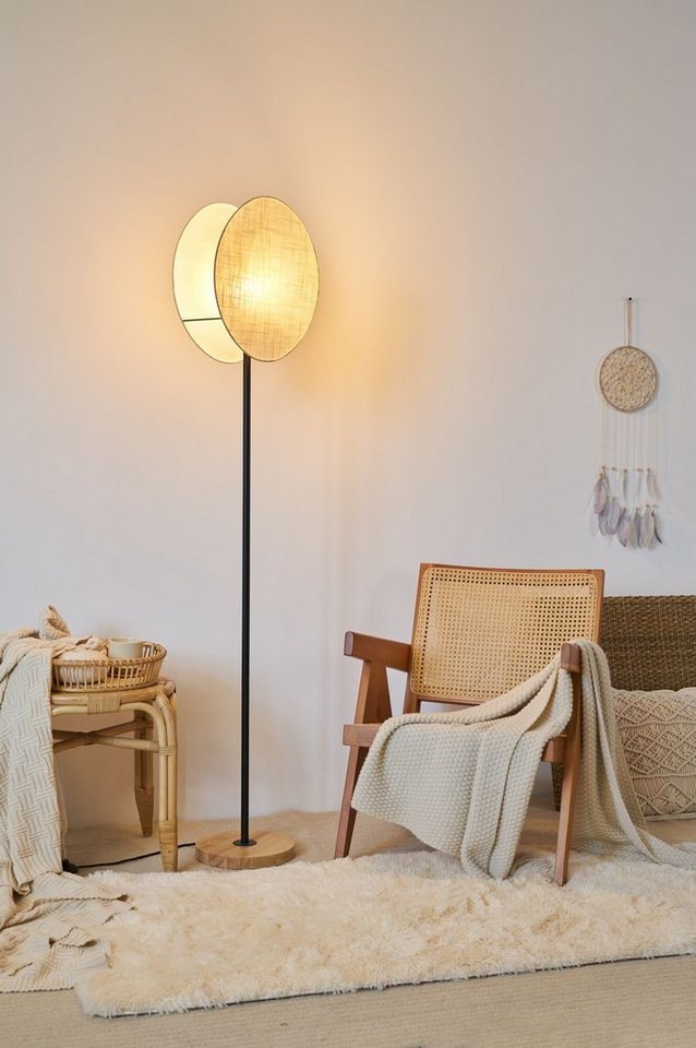 Pauleen Stehlampe Boho Darling max20W Schwarz/Beige 230V Metall/Holz/Stoff, ohne Leuchtmittel, E27 Bild 4