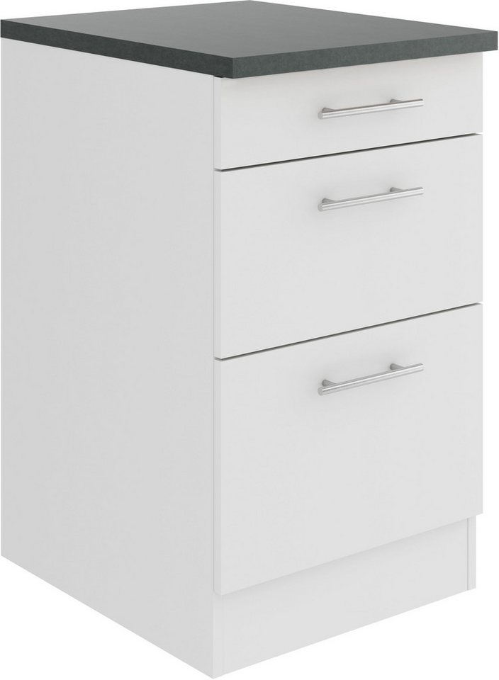OPTIFIT Unterschrank Bella Breite 50 cm, 2 Auszüge, 1 Schubkasten Bild 4