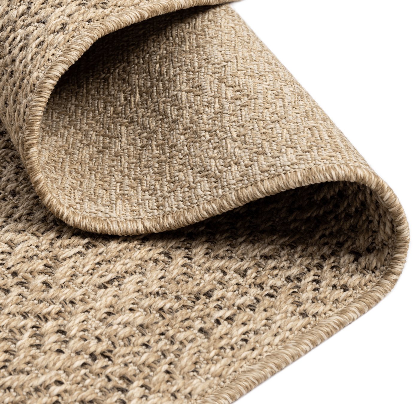 merinos Teppich Kenzy 2, Höhe: 10 mm, robuster In- und Outdoor Teppich im natürlichen Jute-Look, wetterfest Bild 2