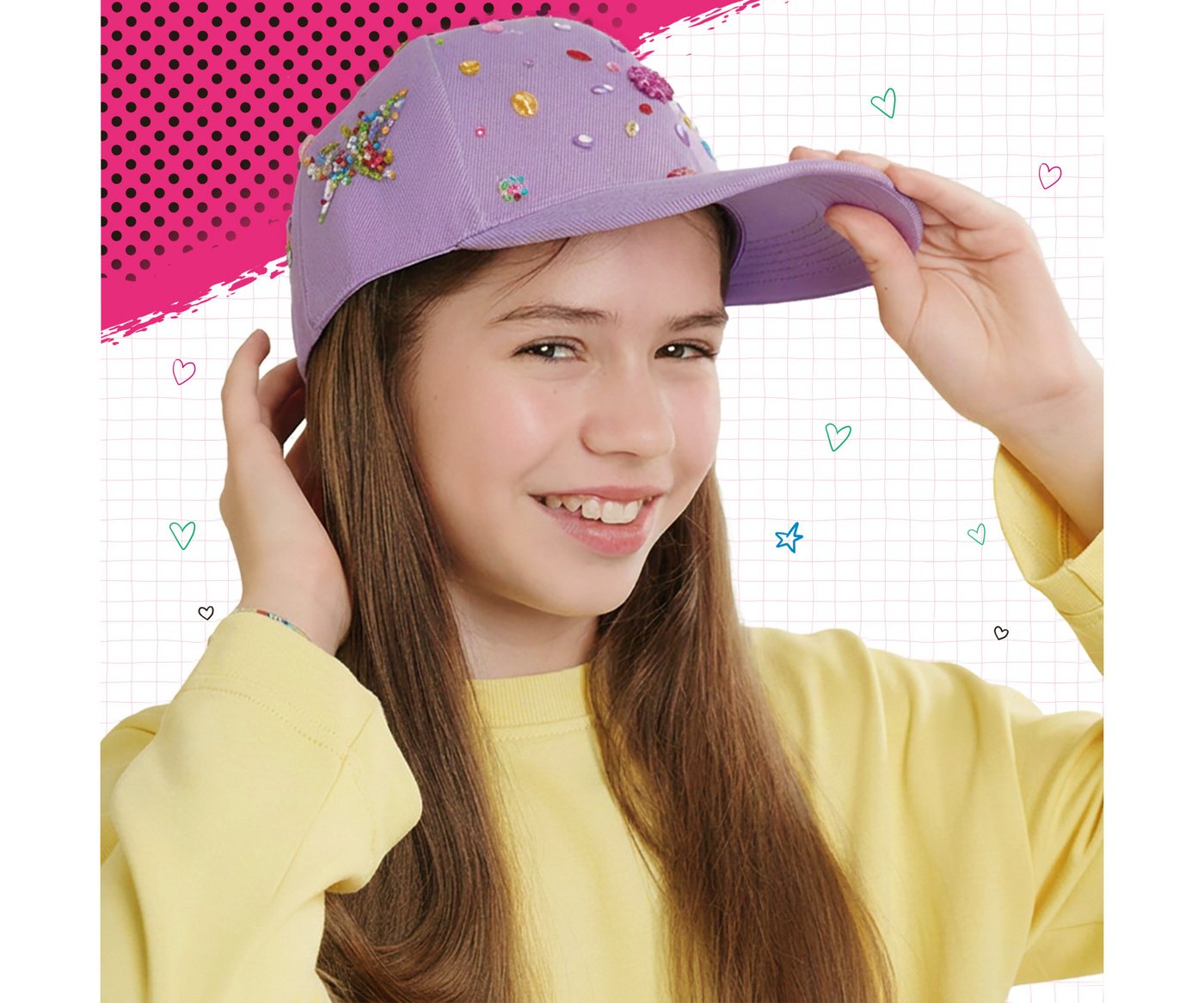 SIMBA Kreativset Fashion Flash Baseball Cap Deko Bild 3
