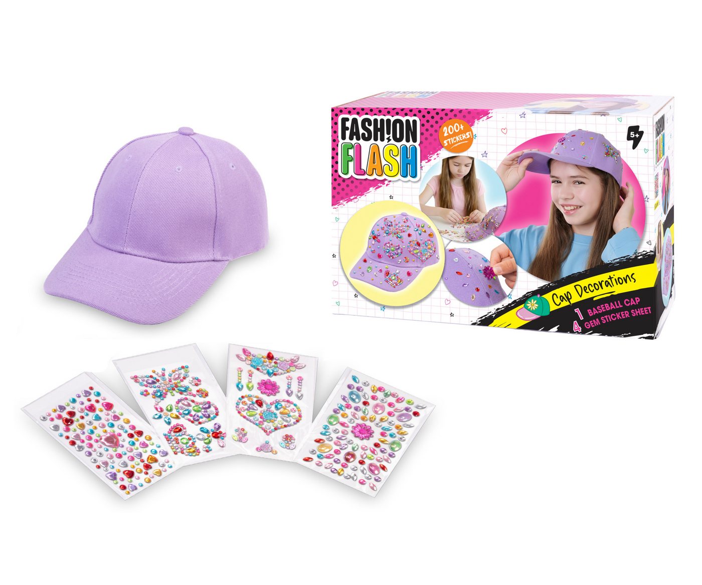 SIMBA Kreativset Fashion Flash Baseball Cap Deko Bild 5