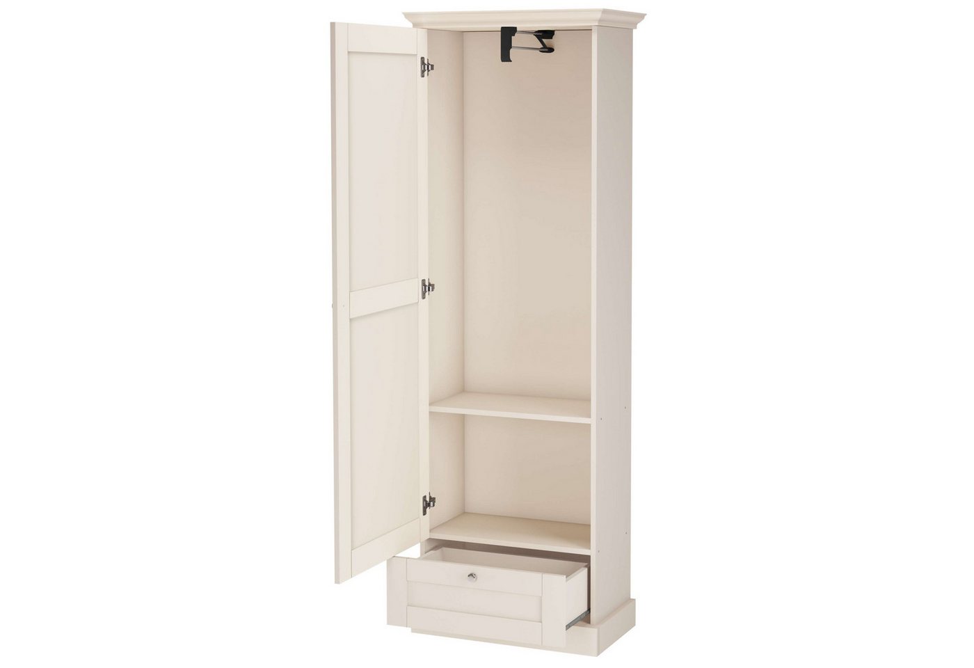 OTTO home Garderobenschrank Binz viele Stauraummöglichkeiten, Metallgriffe, Tür mit Rahmen, Höhe 180 cm Bild 2