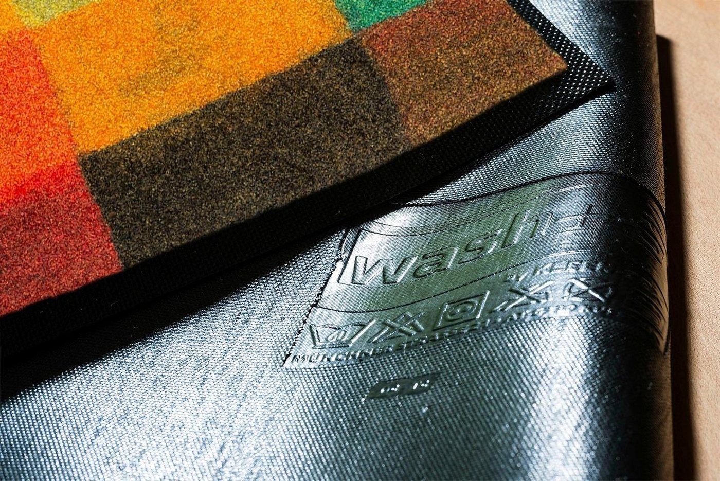 wash+dry by Kleen-Tex Fußmatte Meadow Lands, rechteckig, Höhe: 7 mm, Schmutzfangmatte, rutschhemmend, In- und Outdoor geeignet, waschbar Bild 4