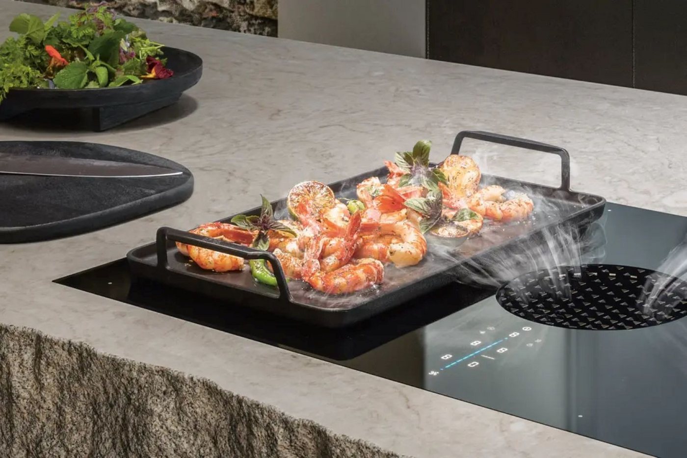 Bora Grillpfanne KWGPFI Grillpfanne für Flächeninduktion, 469 x 270 x 60mm Bild 4