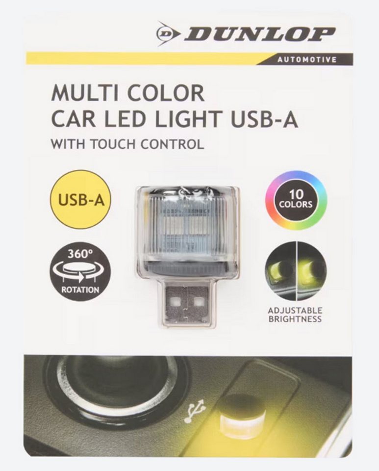 Dunlop Smarte LED-Leuchte Mehrfarbige Auto-LED-Beleuchtung Bild 4