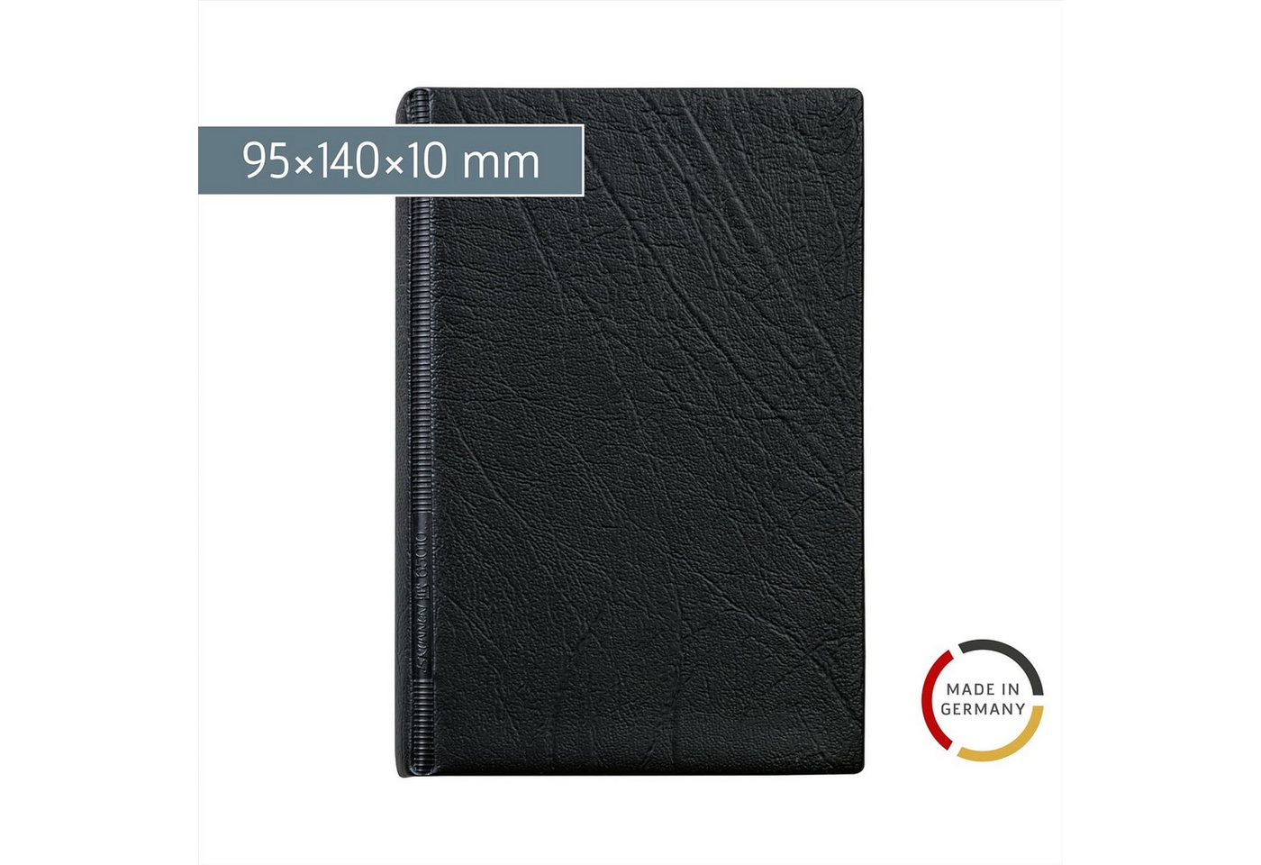 BRUNNEN Schulheft BRUNNEN Ringbuch A6 schwarz - 6-Ring-Mechanik mit Einlage und Register Bild 2