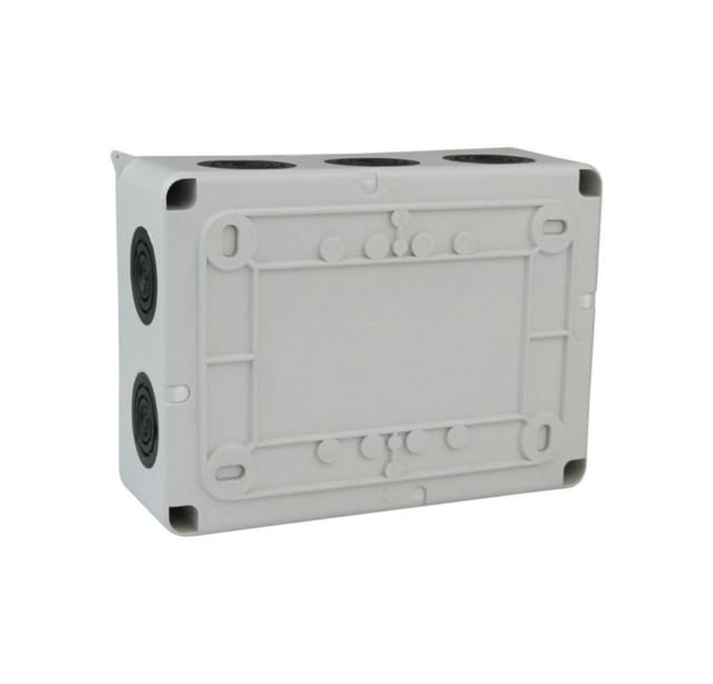 Kabelbox Elektrische Kunstoffgehäuse 150x110x70 mm 10 Dichtmembranen Wasserdichte IP66 Transparenter Deckel Anschlussdose Gehäuse Abzweigkasten