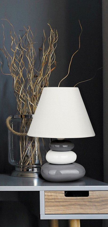 Rabalux LED Leselampe "Salem" Keramik, weiß, rund, E14, IP20, ø180mm