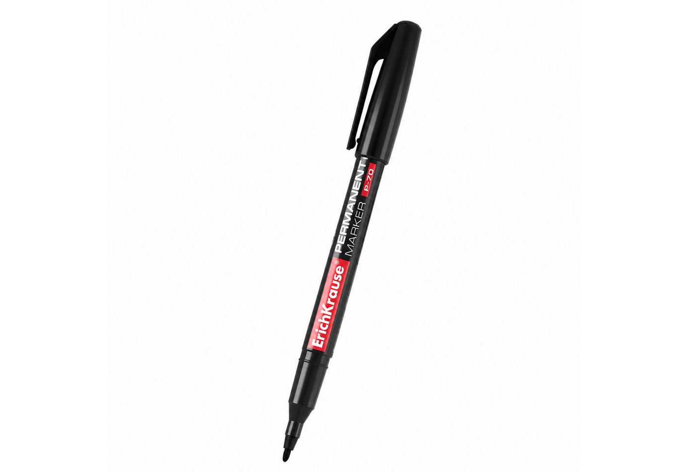 Erich Krause Marker, Permanent Marker P-70 wasserfest 1,0mm schwarz 1 Stück Bild 3