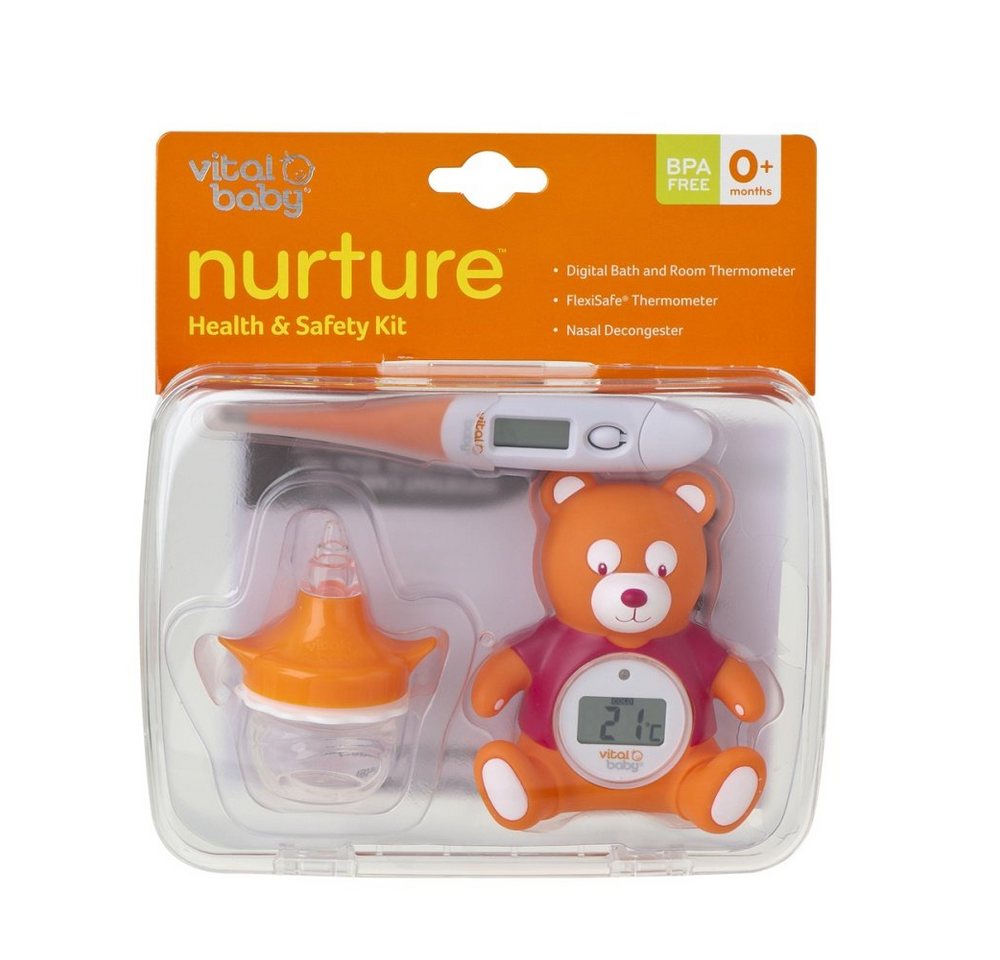Vital Baby Infrarot-Fieberthermometer Hygieneset Nasensauger, Raumthermometer und Fieberthermometer Bild 2