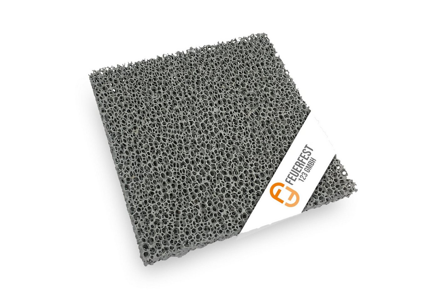 Feuerfest 123 GmbH Kaminofen-Erweiterungssegmet Feinstaub Rußfilter 145x145x25mm passend für Hark **, passend für verschiedene Hark*-Kaminofenmodelle, Reduzierung von Feinstaub durch Schaumkeramische Filter Bild 3