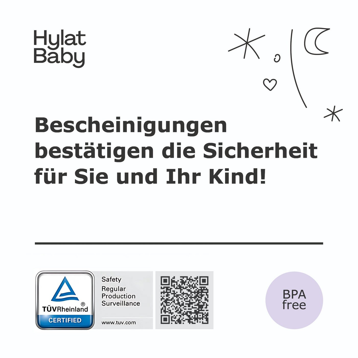 Hylat Baby Babybadewanne Baby Badewanne und WC Set – TÜV Rheinland zertifiziert – Hug Me, Lite, (1-teilig, 1-tlg), Babybadewanne klein 86 cm mit Abfluss – Rosa Bild 2