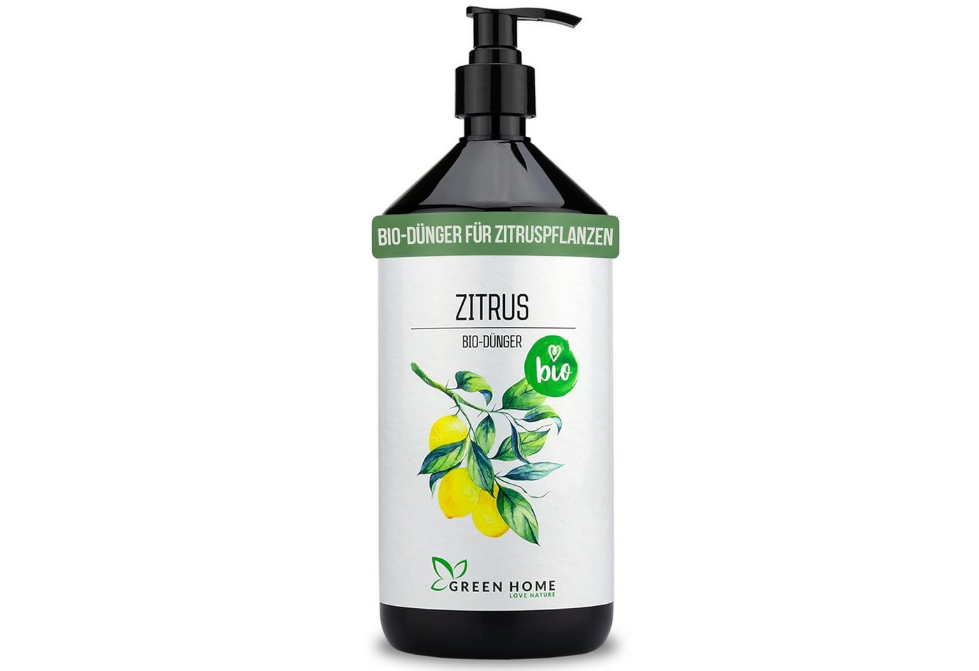 GREEN HOME LOVE NATURE Obstdünger Bio-Dünger flüssig NPK 3+2+6 für Zitrus & Zitronenbäume, Zitrus, 100 % bio, organisch-mineralisch, extra Kalium, Dosierpumpe Bild 5
