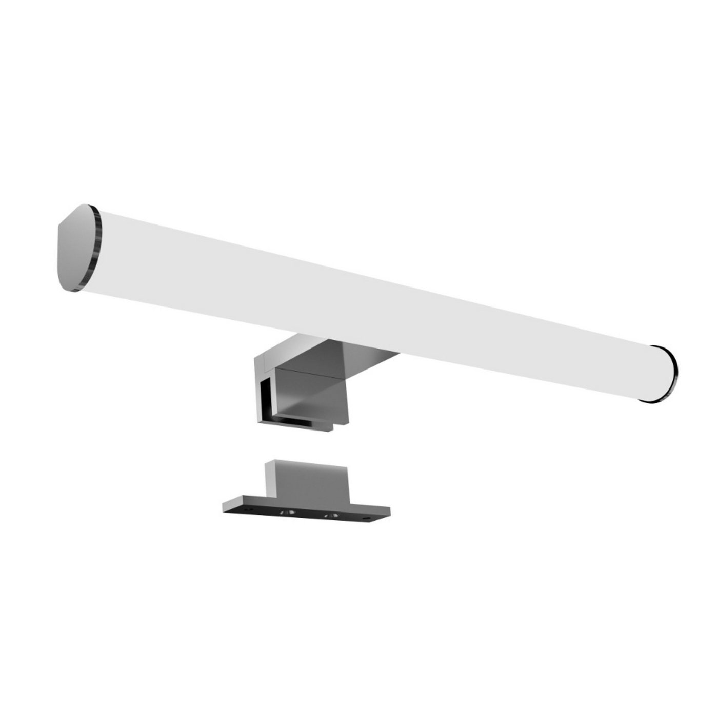kalb LED Spiegelleuchte LED 300mm Aufbauleuchte 230V Badezimmer Leuchte verchromt, 300mm warmweiß, warmweiß Bild 3