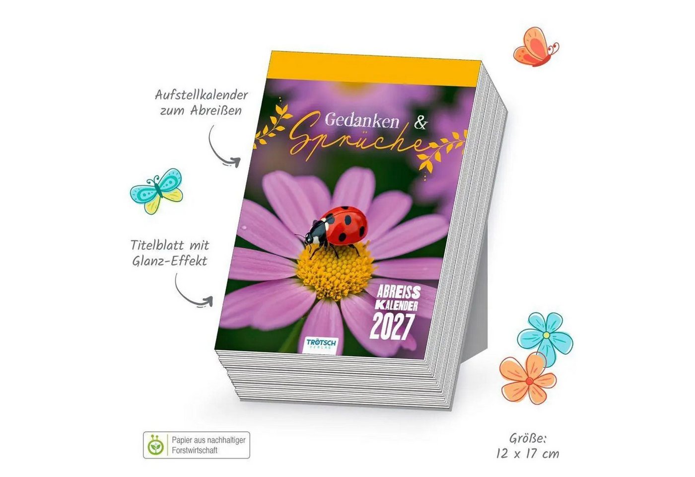 Trötsch Verlag Abreißkalender TRÖTSCH - Abreißkalender Gedanken und Sprüche 2027 Bild 2