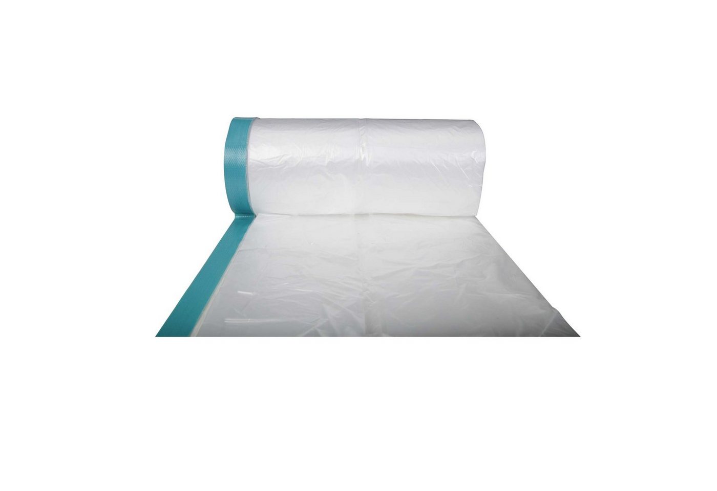 Scorprotect® Klebeband Gewebe-Kombi-Mask hellblau mit HDPE Folie 7 my Rolle 1400mm x 20m Bild 3