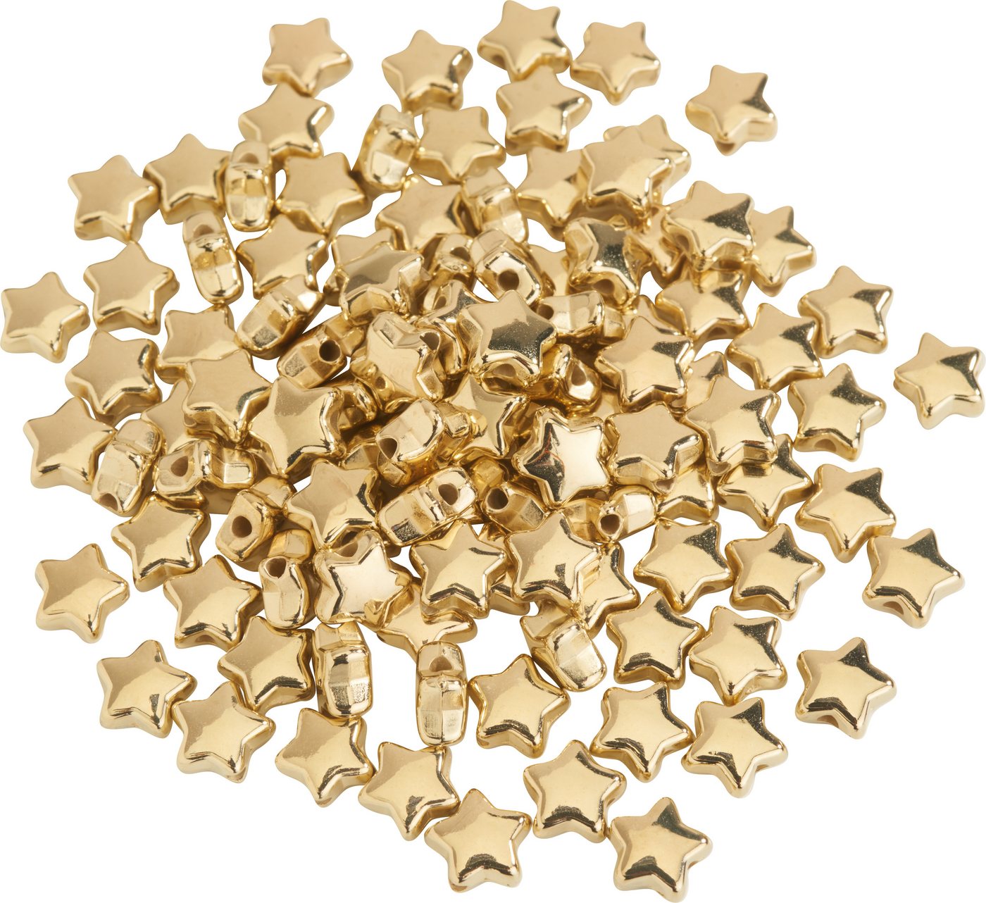 Pracht Bastelperlen Kunststoffperlen Sterne, 6mm