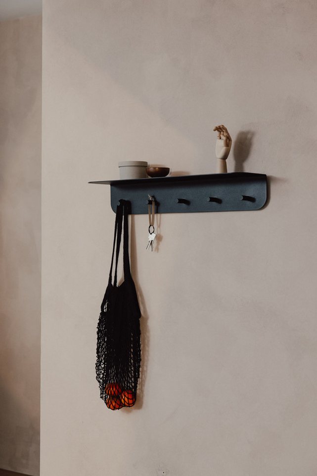 Metallbude Wandgarderobe MALOU, verschiedene Größen, ideal für Flur, Kinderzimmer Bild 3